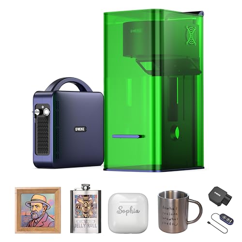 GWEIKE G3 Ultra 60W MOPA & 40W Diode Dual Laser Engraver, 3D Grayscale & Color Metal Engraving, 16MP Smart Camera, 15,000mm/s Fast Fiber Laser Cutter and Laser Engraver Machine for Metal Wood Acrylic G·WEIKE