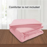 Mejoroom Blush Pink Duvet Cover Full - Bedding Sets Full - Soft and Breathable Comforter Cover with Zipper Closure, 3Pieces, 1 Duvet Cover (80x90) and 2 Pillow Cases(20x26) Mejoroom