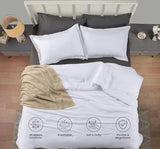 Queen Comforter Set 3 Piece White by Utopia Bedding, Comforters Queen Size, Bedding Comforters Sets, Down Alternative Soft Bed Set, 1 Comforter (88 x 88 inches) 2 Pillow Shams (20 x 26 inches) Utopia Bedding