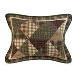 Donna Sharp Pine Star Pieced Embroidered Cotton Quilted Bedding Set - 3-Piece King Size Quilt Set - Includes 1 Quilt and 2 Pillow Shams - Machine Washable - Perfect for Rustic Decor Donna Sharp