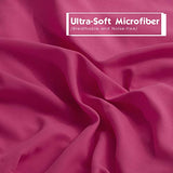 HIG 3pc Pink Twin/Twin XL Comforter Set - All Season Reversible Down Alternative Bedding Comforter - Quilted Duvet Insert with Corner Tabs - Box Stitched Blanket - Breathable, Soft, Fluffy HIG