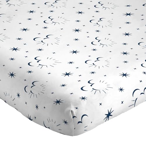 Jay Franco Kids Sheet Set with Fitted, Flat Sheets & Pillow Cover - Ultra-Soft Bedding with Pillowcase for Room Decor, White - Mickey Mouse, 4 Piece King Jay Franco