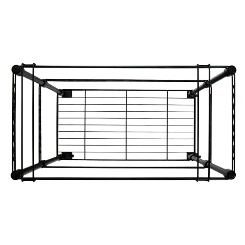 Oceanstar 2-Tier Metal Rolling File Cart, 24 in. L x 12.4 in. W x 28 in. H, Black Oceanstar