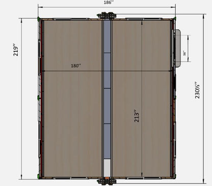 Prefabricated 15ft × 20ft Expandable Tiny Houses,Modern Designed, Spacious, Waterproof Expandable Container Houses, empty inside so design it with your own choice. - WoodArtSupply