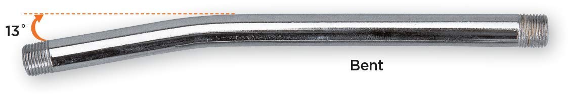ProLube 44829 6" Straight Grease Gun Extension, Steel PROLUBE