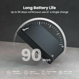 Mini Coffee Scale with Timer, Maestri House Rechargeable Espresso Scale, 2kg/0.1g Accurate Scale for Espresso and Pour-Over Coffee, Portable Digital Kitchen Scale with Automatic Timing-Black
