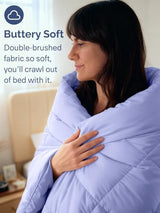 Twin Size, Lavender Alternative Down Comforter - Warm, Lightweight & Breathable Hotel Quality Bedding Set for Men, Women, Kids & Teens - All Season Oversized Cooling Microfiber Duvet Insert Comforter CGK Unlimited