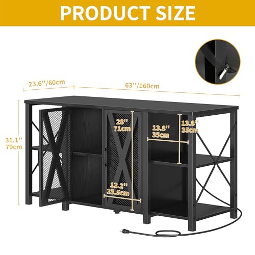 DWVO Reptile Tank Stand Aquarium Stand with Power Outlet & LED Light, 75/90/120 Gallon Terrarium Stand Cabinet - Heavy Duty Fish Tank Stand for Turtle Tank, Reptile Terrarium, 2000LBS Capacit - WoodArtSupply