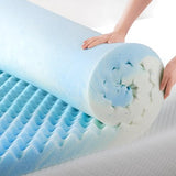 ZINUS 1.5 Inch Swirl Gel Cooling Memory Foam Mattress Topper, Smaller, More Convenient WonderBox Packaging, Cooling, Airflow Design, CertiPUR-US Certified, Twin Zinus