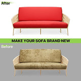 Magshion Futon Cover Armless Couch Cover Sofa Cover Furniture Protector Twin Size 39"x75"x6" Red Magshion