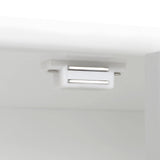 Yaheetech Bathroom Floor Cabinet, Modern Storage Freestanding Organizer Cabinet with Adjustable Shelves & Double Doors, 3-Tier Home Living Room Furniture, White Yaheetech