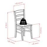 Winsome Wood Benjamin Seating, Foot Rest, Walnut Winsome