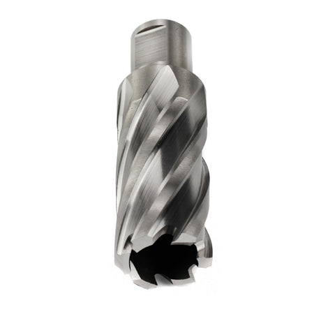 OSCARBIDE 1-1/16"x2"Annular Cutter 1-1/16 inch Cutting Diameter,2 inch Depth of Cut,3/4 inch Weldon Shank 2 Flat Mag Drill Bit with Pilot Pin for Magnetic Drill Press,1 Piece OSCARBIDE
