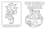 Sonic the Hedgehog: The Official Coloring Book WoodArtSupply