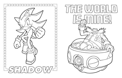 Sonic the Hedgehog: The Official Coloring Book