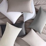 Vera Wang - Queen Size Sheet Set, Soft & Smooth Sateen Cotton Blend Bedding, Deep Pocket, 800 Thread Count, Bed Sheets with Fitted Sheet & Matching Pillowcases (Pale Blue) Vera Wang