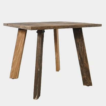 Jofran Reclamation 42" Rustic Reclaimed Solid Wood Square Counter Height Dining Table