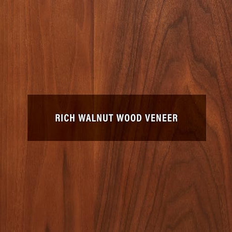 Crosley Furniture Asheville Mid-Century Modern Media Console Record Player Stand, Storage for Vinyl Records, Walnut, Medium Crosley Furniture