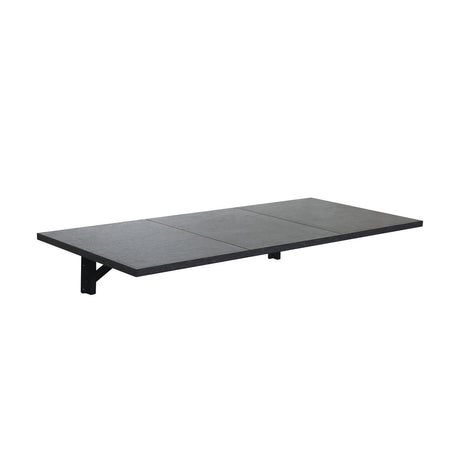 Zytty Folding Wall Desk, Wall Desk Fold Down Wall Mounted Desk for Small Space, Floating Desk, Black, 35.4 x 15.8 inch Zytty