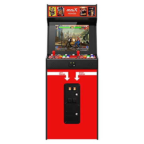 NEOGEO MVSX Arcade and Base with 50 Pre-Loaded SNK Retro Games, 17" Screen Home Entertainment Arcade UNICO