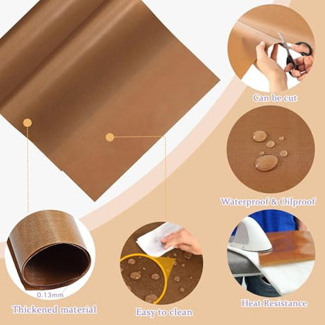 QUKLOGEN Heat Press Pillow Bundle Tools Kit Include 4 Heat Pressing Transfer Pillow Mat 3 Pack Teflon Sheet for Heat Press 2 Rolls Heat Resistant Tape 12 Different Size T Shirt Guide Ruler QUKLOGEN