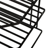 Frcctre 3-Tier Kitchen Corner Shelf Rack Counter and Cabinet Organizer, 9x9x7.5 Inch Metal Wire Kitchen Counter Pantry Cabinet Organizer and Storage Shelf for Plates, Cups, Dishes Frcctre