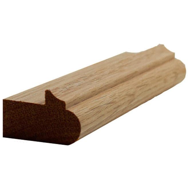 EWLR12 Kitchen Cabinet Light Rail Nose and Cove Moulding, 7/8" x 1-3/8", Maple, 94" NewMouldings