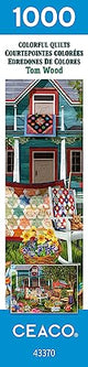 Ceaco - Colorful Quilts - 1000 Piece Jigsaw Puzzle Ceaco