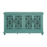 Martin Svensson Home Elegant TV Stand, 63" W x 35" H, Antique Teal Martin Svensson Home