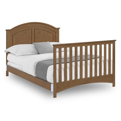 Delta Children Perry 6-in-1 Convertible Crib - Greenguard Gold Certified, Chestnut