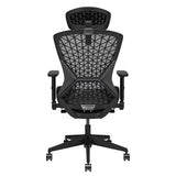 RESPAWN SPIRE Ergonomic Mesh Office Gaming Chair - High Back Home PC Computer Desk Reclining Gaming Chair, Adjustable Armrests, Adjustable Headrest, Knitted Mesh Back, Cooling Gel Seat - Stealth Black RESPAWN