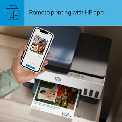 HP Smart Tank 7602 Wireless All-in-One Ink Tank Printer with 2 years of ink included,Print, scan, copy, fax, Best-for-home, Refillable ink tank (28B98A)