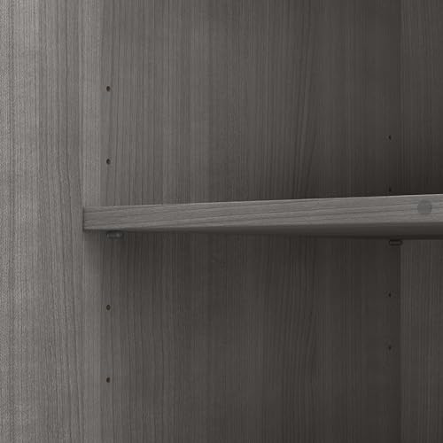 Bush Business Furniture Universal Tall Storage Cabinet with Doors and Shelves, Platinum Gray Bush Business Furniture