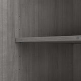 Bush Business Furniture Universal Tall Storage Cabinet with Doors and Shelves, Platinum Gray Bush Business Furniture