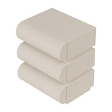 homary Smart Nightstand with Wireless Charging, USB & Type-C Ports – Modern White Leather Night Stand with 3 Drawers, Bedside Table for Bedroom homary