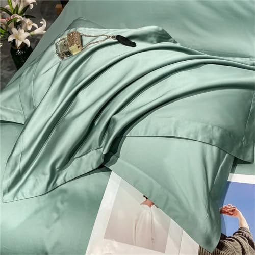 Luxury Bedding Set Cotton Duvet Cover Pillowcase Bed Linen Soft Bed Sheet Sets Luxury Silky Satin Bedding Set 13 Single Size 4pcs Suwequest