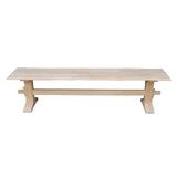International Concepts Live Edge Bench, Brown IC International Concepts