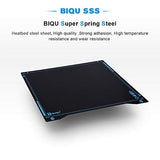 BIQU SSS Ultra-Flexible Removable Spring Steel Build Plate Surface Heated Bed for Ender 3/Ender3 Pro/Ender3 V2/Ender3 S1/Ender3 S1 Pro/Ender3 V2 Neo/Ender3 Neo/Ender 5 Pro/K1 3D Printer 235x235MM BIGTREETECH
