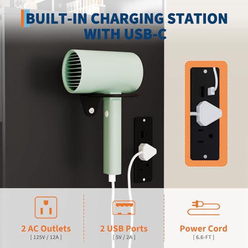 GarveeHome Vanity Desk with Mirror and Lights, Makeup Vanity with Power Outlet, 3 Color Adjustable Light, Dressing Table with 4 Drawers, Storage Shelves & Stool for Bedroom, Black GarveeHome