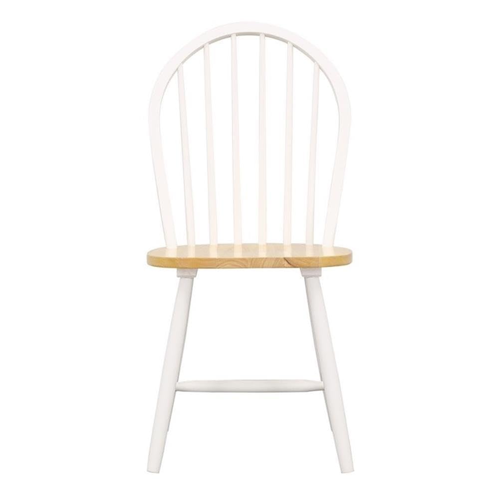 COASTER Hesperia Windsor Dining Side Chairs Natural Brown and White (Set of 4) Coaster Home Furnishings