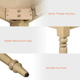 WAMPAT 7-Piece Dining Table Set for 6, Farmhouse Dining Room Set Includes 70 Inch Dinner Table & 6 Cross-Back Dining Chairs, Solid Wood Dining Set for Kitchen, Oak WAMPAT