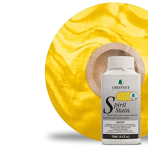 Spirit Stain Rainbow Colors for Wood (Yellow) Chestnut
