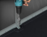 Palram - Canopia Rubicon 8 Ft. x 20 Ft. Shed DIY Storage with Polycarbonate and Aluminum Shed, Organization, Low-Maintenance Outdoor, Garden, Backyard, Utility Building with Skylight(Gray) CANOPIA