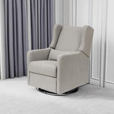 DaVinci Carter’s Arlo Glider Recliner Nursery Chair - Water & Stain Resistant Glider Rocking Chair for Nursery - GREENGUARD Gold, FSC & Certi-PUR US Certified - Cozy Swivel Rocker Recliner - Grey DaVinci