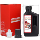 RepRapper Silver MetalShift 3D Printer Resin 405nm Fast UV-Curing Standard Photopolymer 3D Printing Resin with Metallic Shine for LCD Printer, Argent Aura 1000g RepRapper