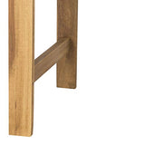 Safavieh PAT6742A Outdoor Collection Porterville 2 Seat Bench, Natural Safavieh