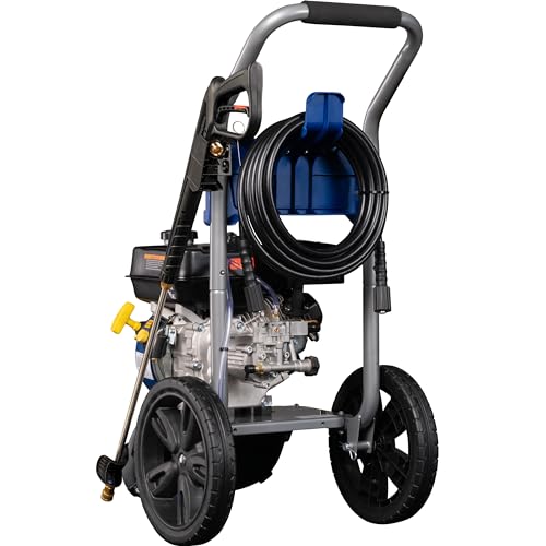 Westinghouse WPX3400 Gas Pressure Washer, 3400 PSI and 2.6 Max GPM, Onboard Soap Tank, Spray Gun and Wand, 5 Nozzle Set, for Cars/Fences/Driveways/Homes/Patios/Furniture Westinghouse