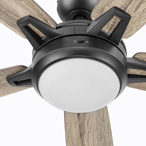 Prominence Home 51649-01 Lorelai Smart Ceiling Fan with Light and Remote, 52, Bronze Prominence Home