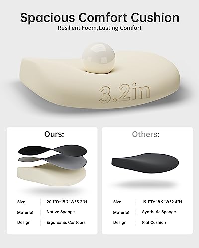 MUXX.STIL Office Chair, Ergonomic Desk Chair with Adjustable Lumbar Support and Flip up Armrest, Breathable Mesh Computer Chair for Home Office, Black MUXX.STIL