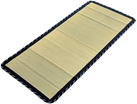 MIINA Japanese Traditional Igusa (Rush Grass) Tatami Mattress, Sleeping Mat, Japanese futon Mattress, Goza Mat (Twin, Natural) 35” X 79” MIINA